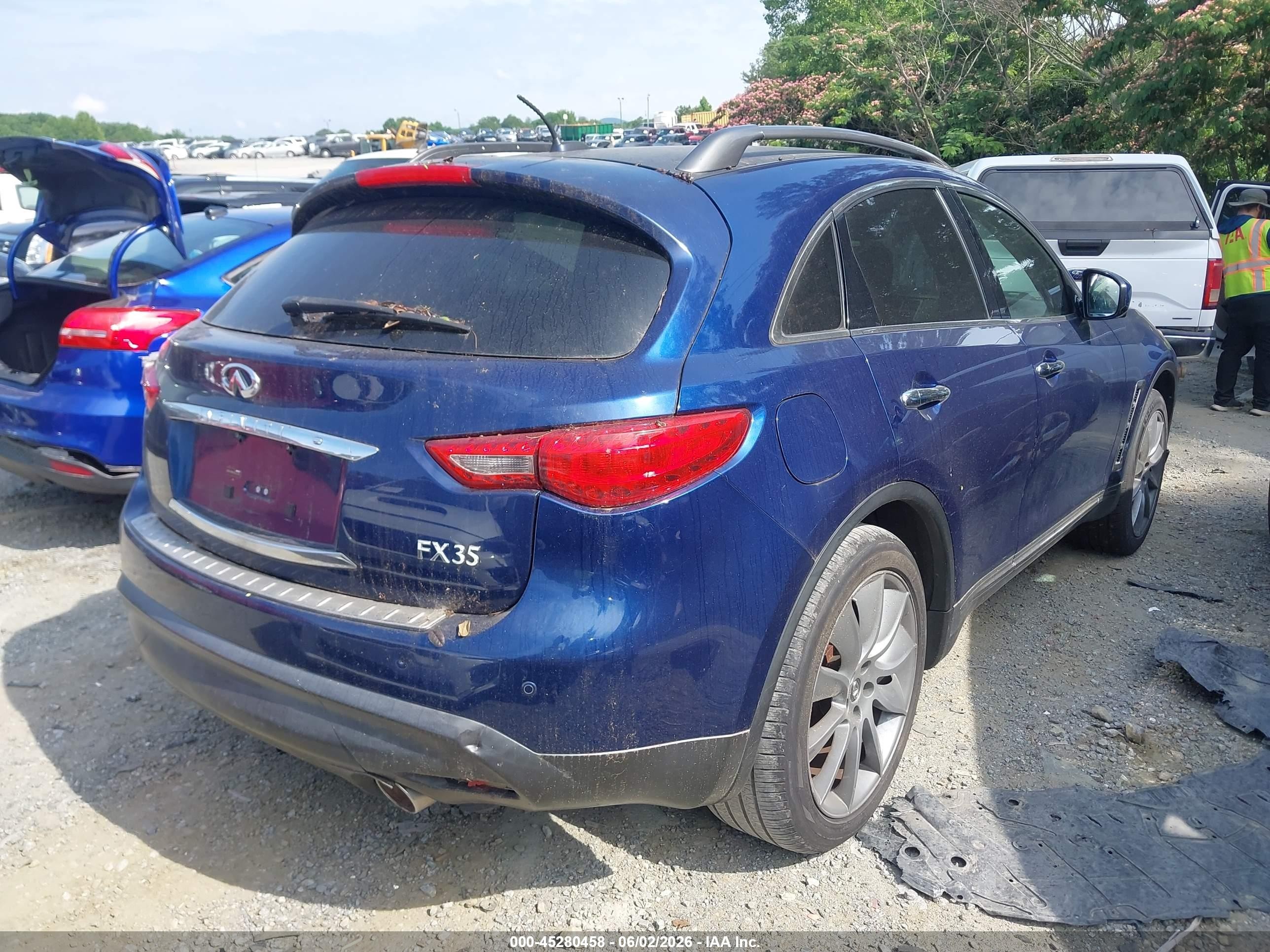2012 Infiniti Fx35 Limited Edition Dark Blue vin: JN8AS1MW1CM151952