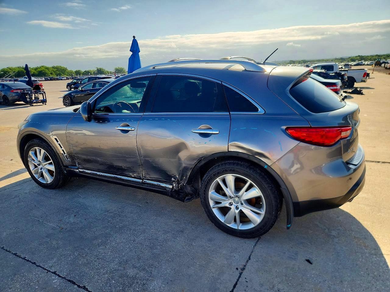 2012 Infiniti Fx35 Base Gray vin: JN8AS1MW1CM153894