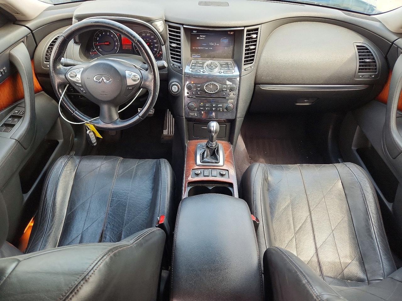2010 Infiniti Fx35 Base Black vin: JN8AS1MW2AM855607