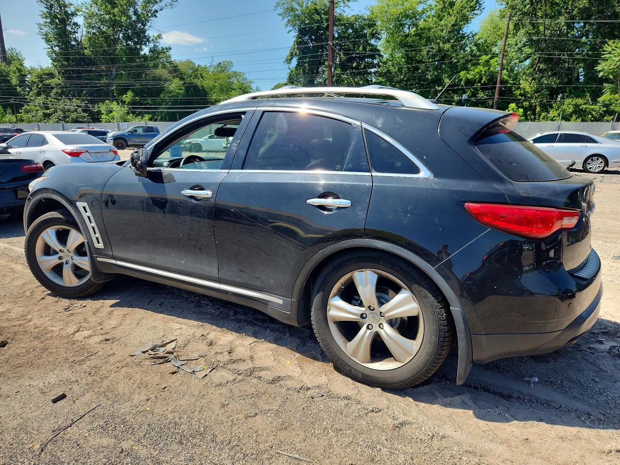2011 Infiniti Fx35 Base Black vin: JN8AS1MW2BM140389