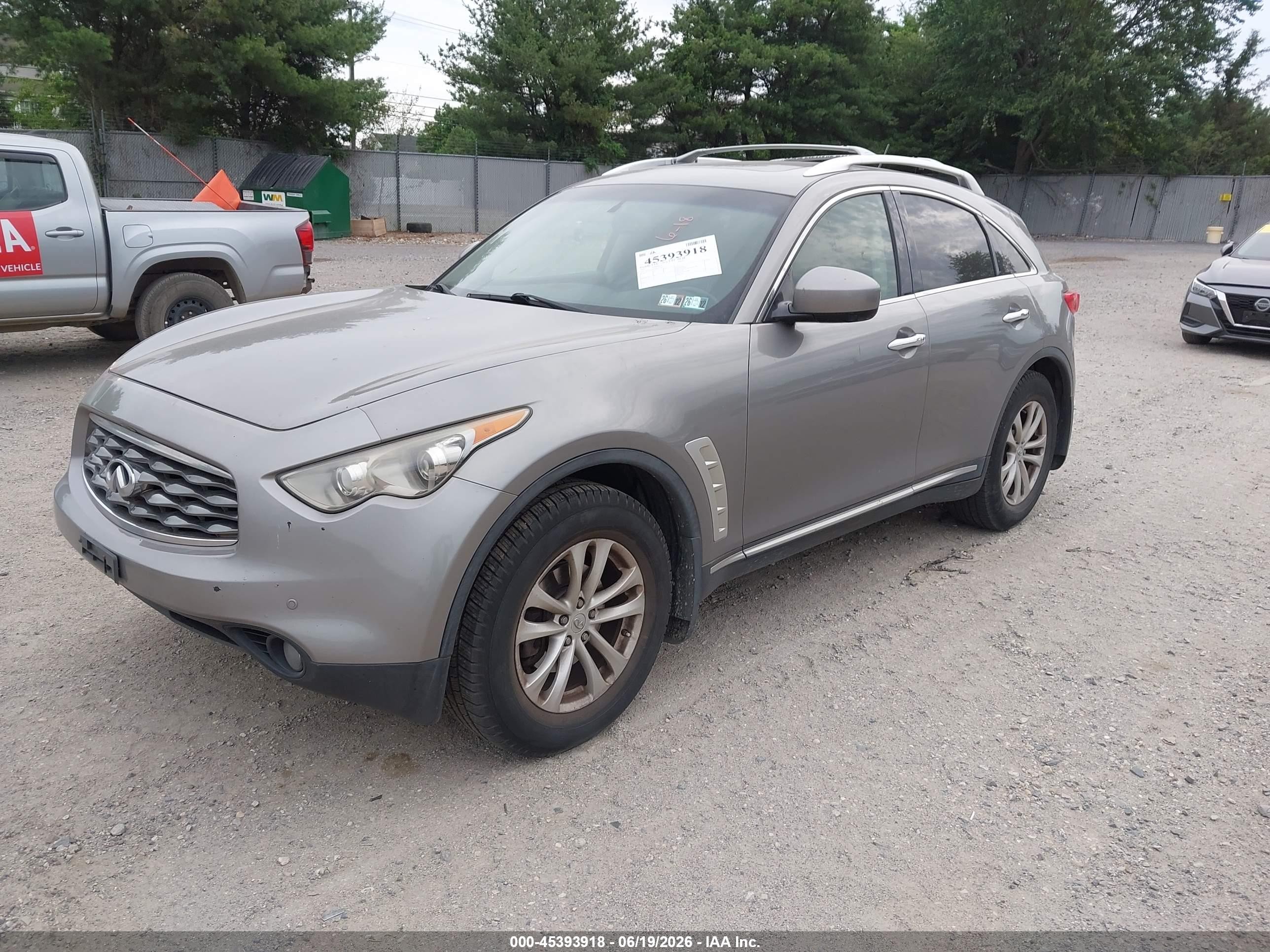 2011 Infiniti Fx35   Beige vin: JN8AS1MW2BM141445