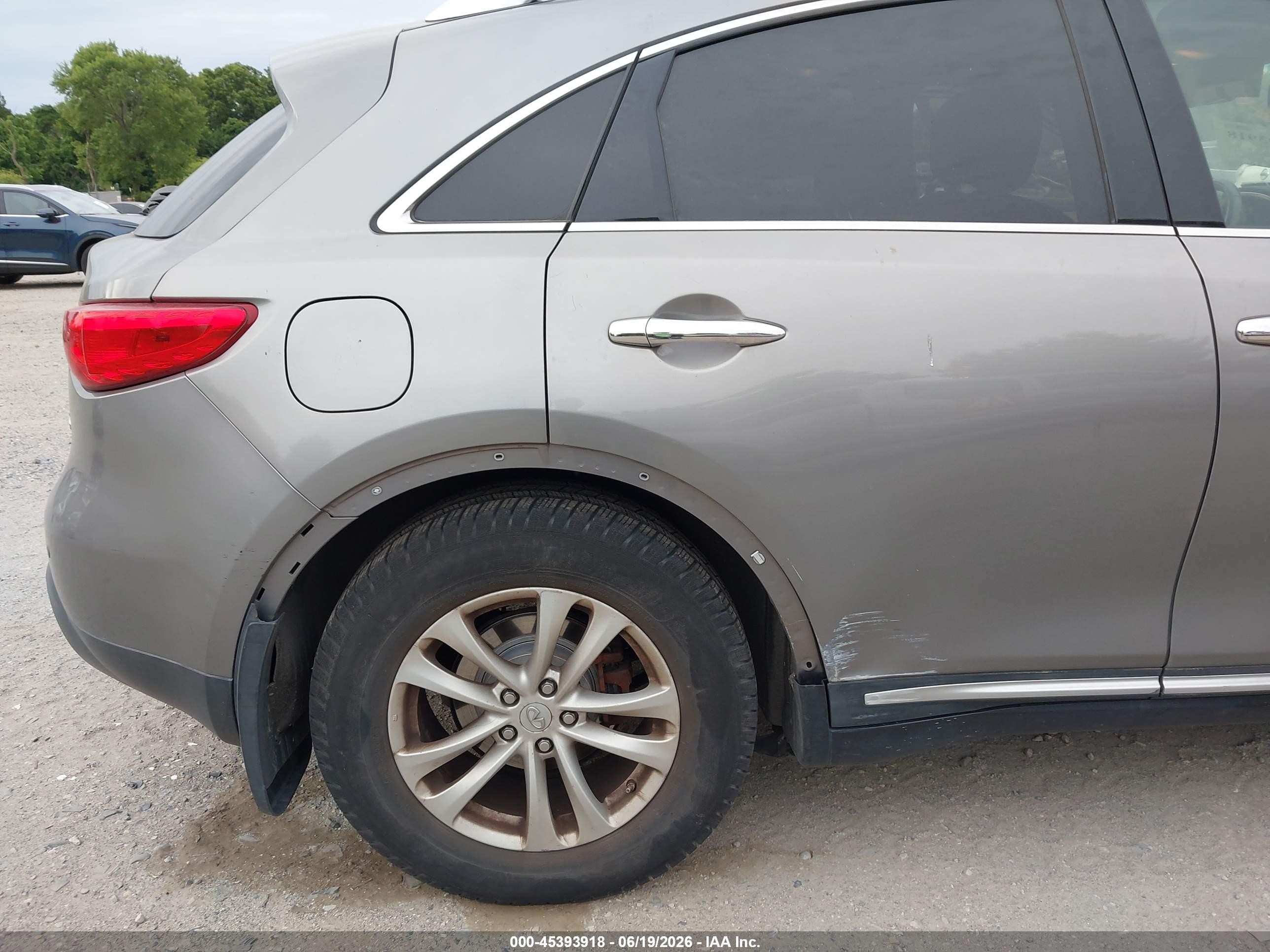 2011 Infiniti Fx35   Beige vin: JN8AS1MW2BM141445