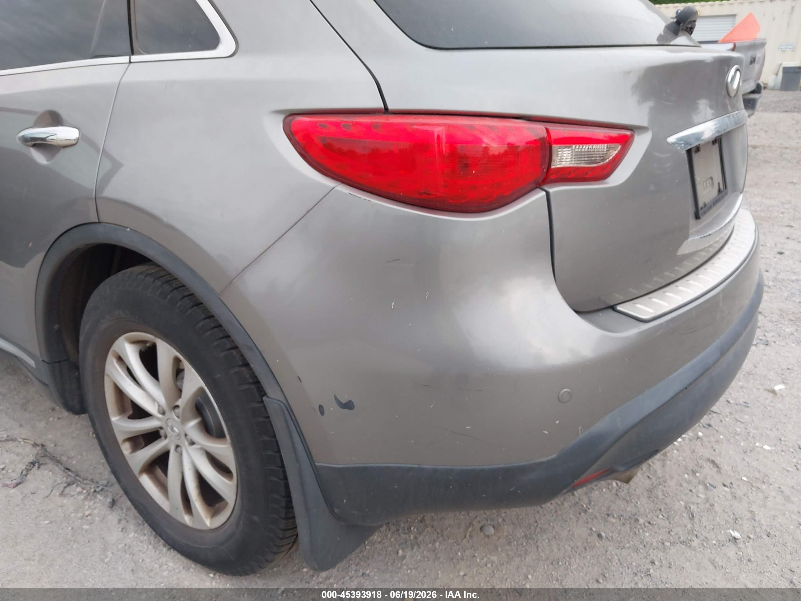 2011 Infiniti Fx35   Beige vin: JN8AS1MW2BM141445