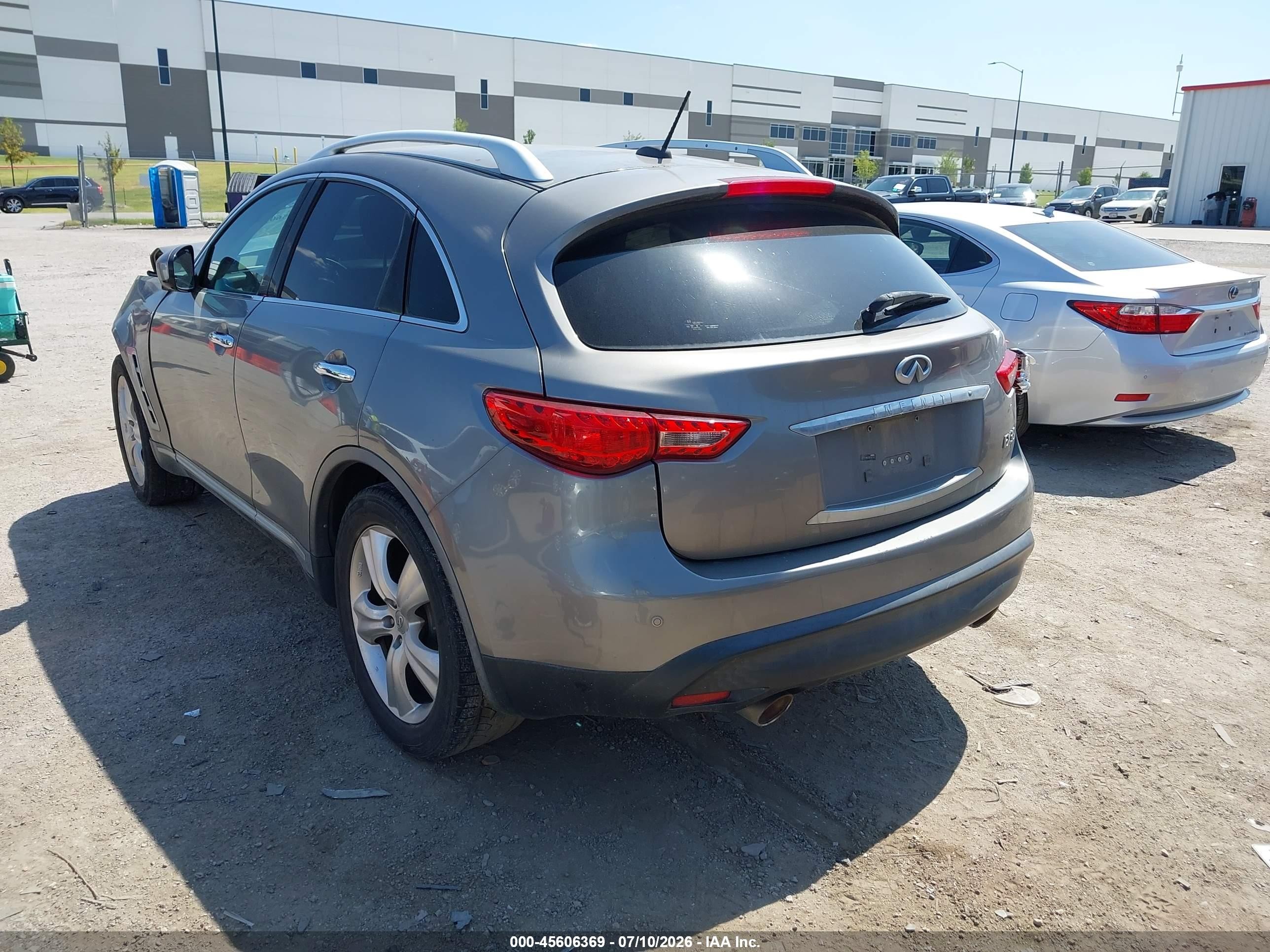 2011 Infiniti Fx35   Gray vin: JN8AS1MW2BM730740