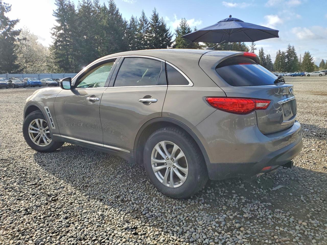 2011 Infiniti Fx35 Base Gray vin: JN8AS1MW2BM731659