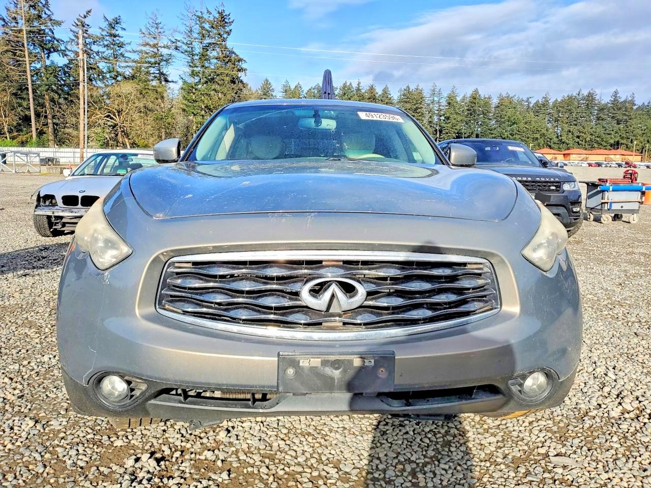 2011 Infiniti Fx35 Base Gray vin: JN8AS1MW2BM731659