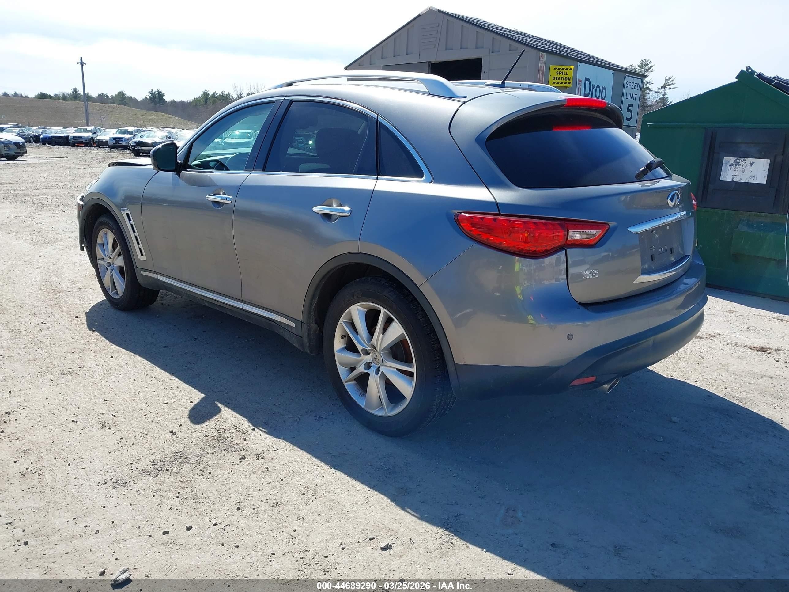 2012 Infiniti Fx35   Blue vin: JN8AS1MW2CM155234
