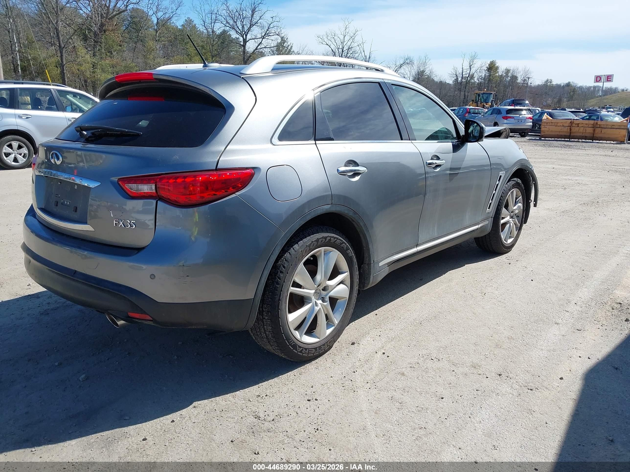 2012 Infiniti Fx35   Blue vin: JN8AS1MW2CM155234