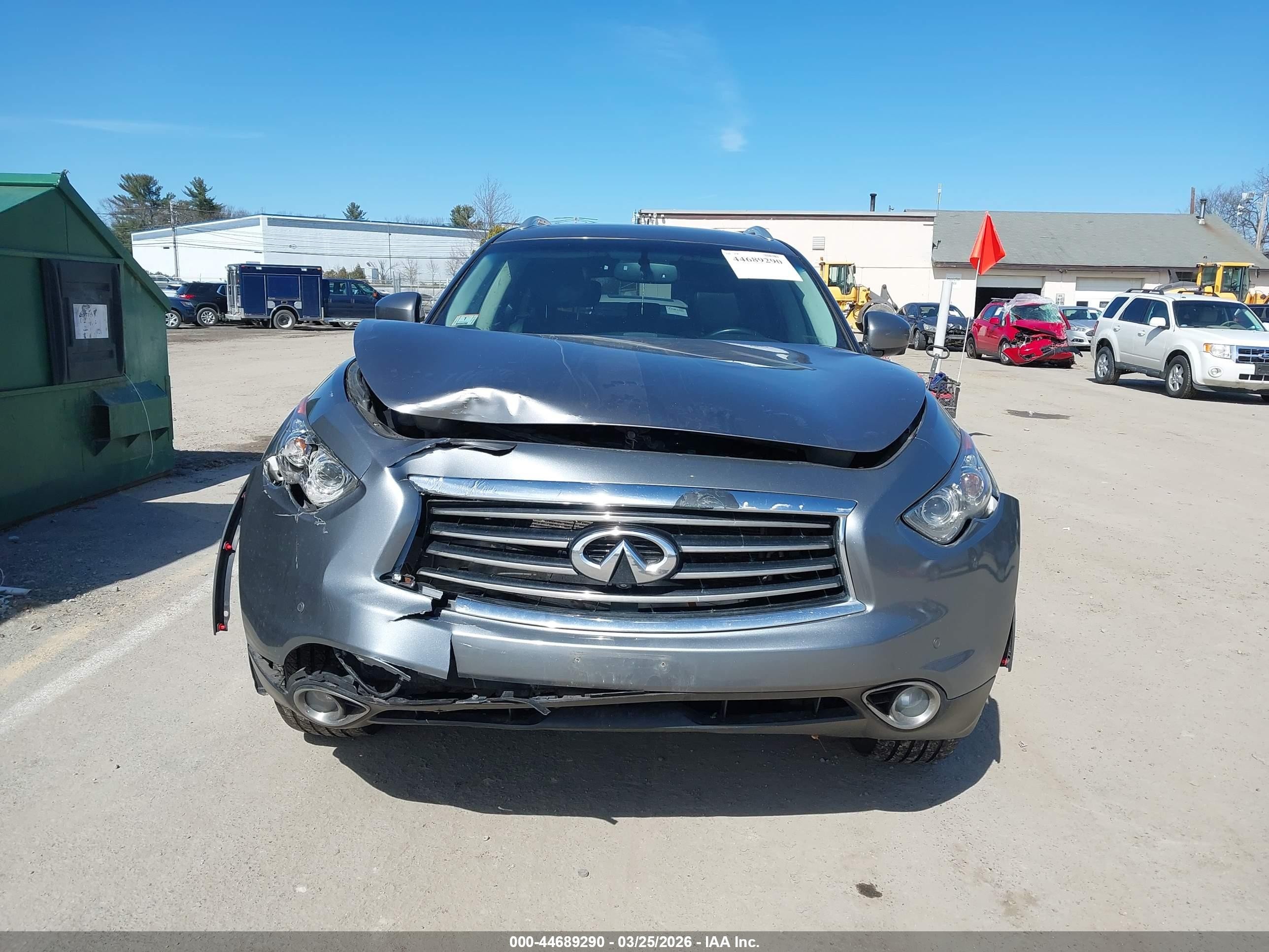2012 Infiniti Fx35   Blue vin: JN8AS1MW2CM155234