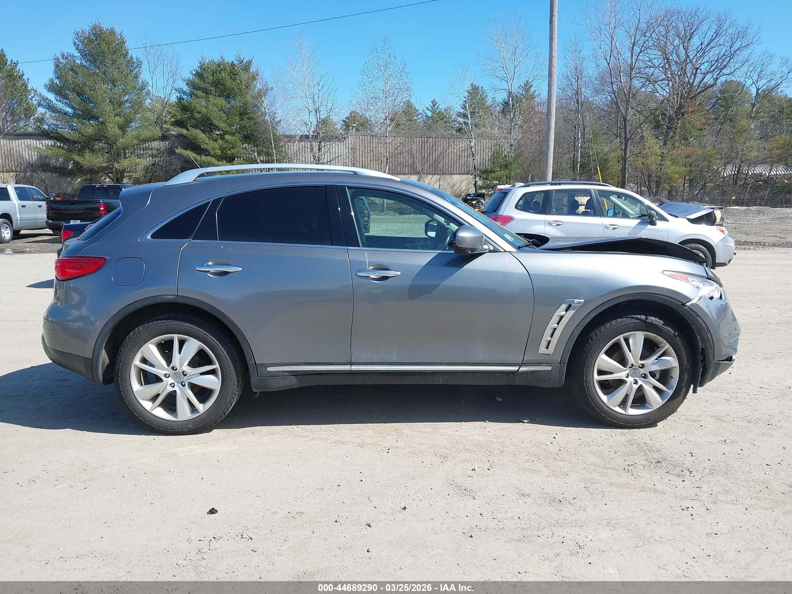 2012 Infiniti Fx35   Blue vin: JN8AS1MW2CM155234