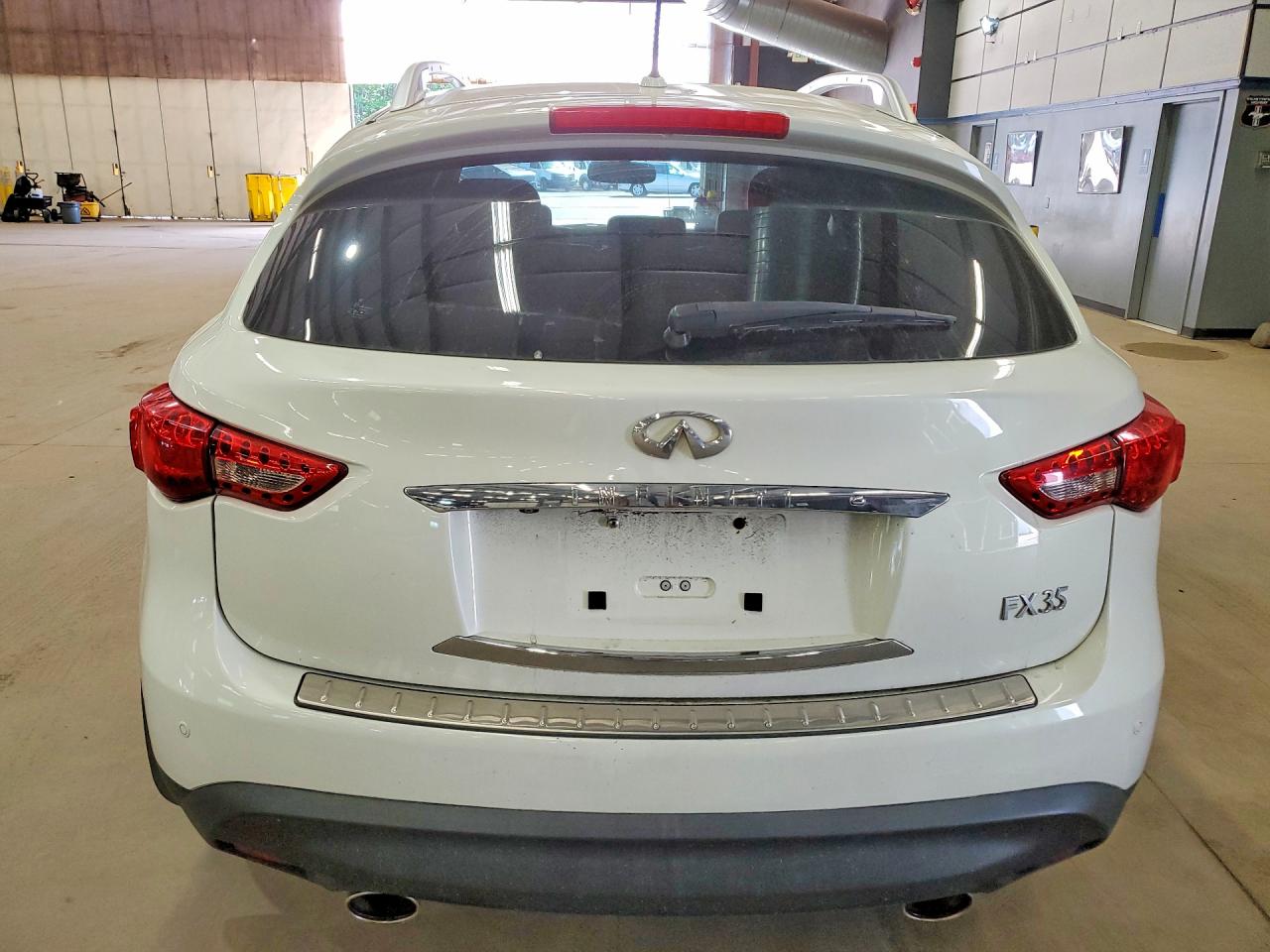 2012 Infiniti Fx35 Base White vin: JN8AS1MW2CM155394