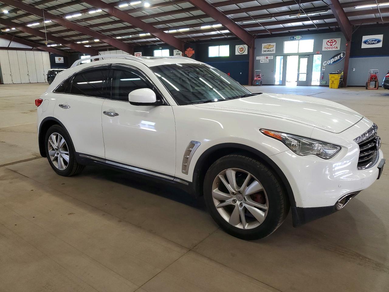 2012 Infiniti Fx35 Base White vin: JN8AS1MW2CM155394