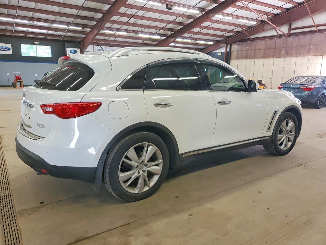 2012 Infiniti Fx35 Base White vin: JN8AS1MW2CM155394