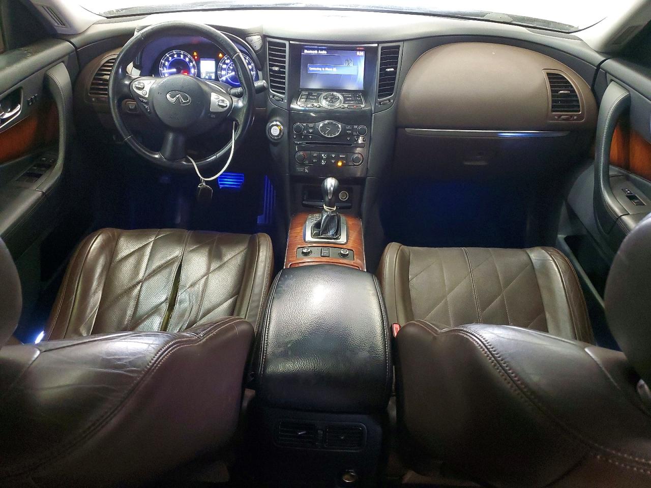 2012 Infiniti Fx35 Base White vin: JN8AS1MW2CM155394