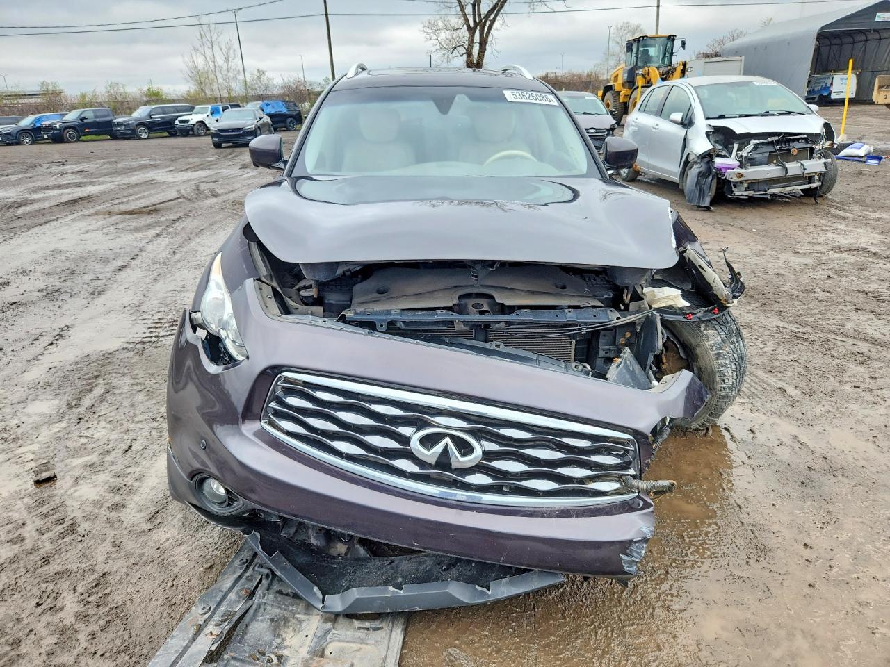 2010 Infiniti Fx35 Base Purple vin: JN8AS1MW3AM850111
