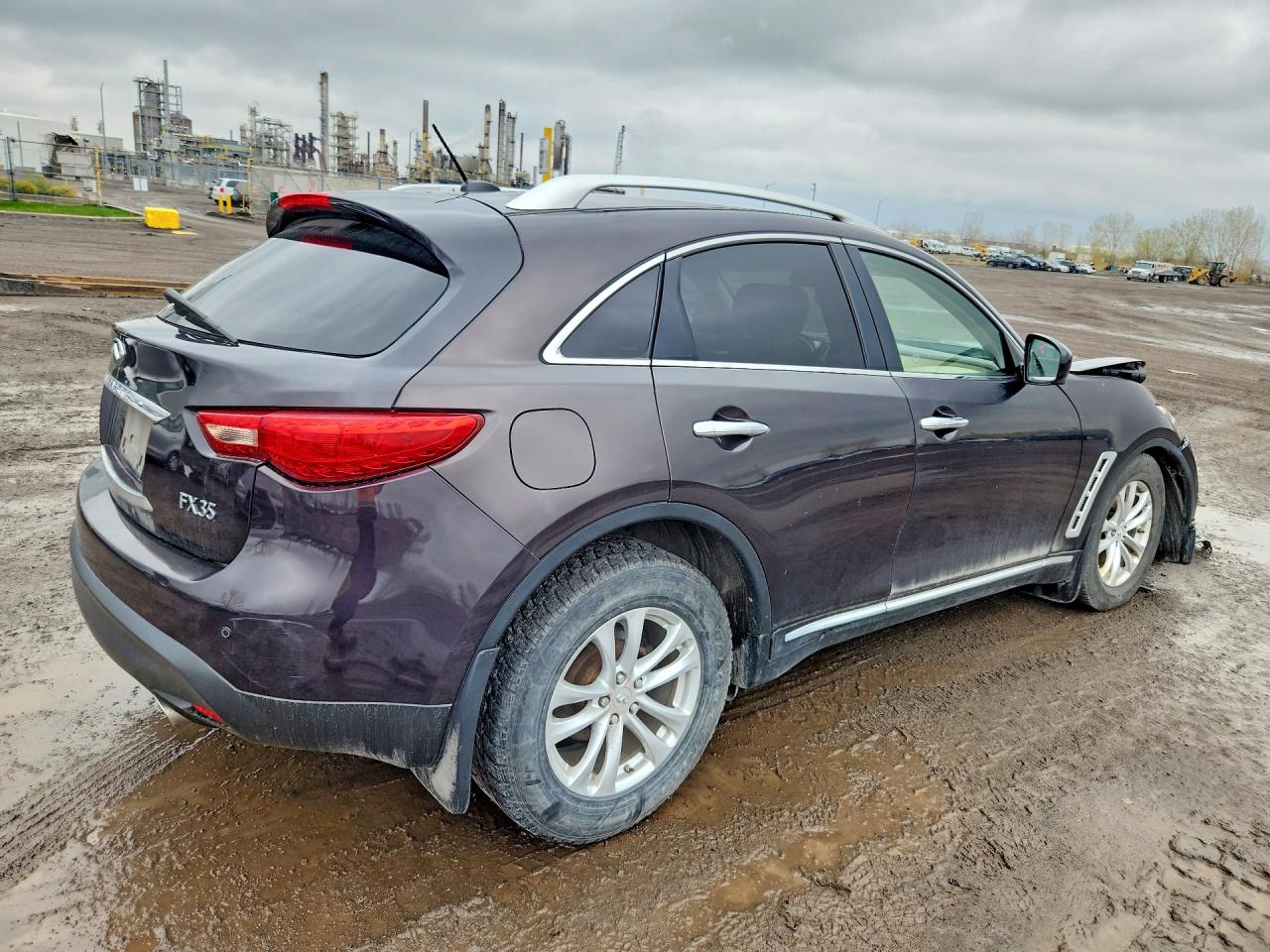 2010 Infiniti Fx35 Base Purple vin: JN8AS1MW3AM850111