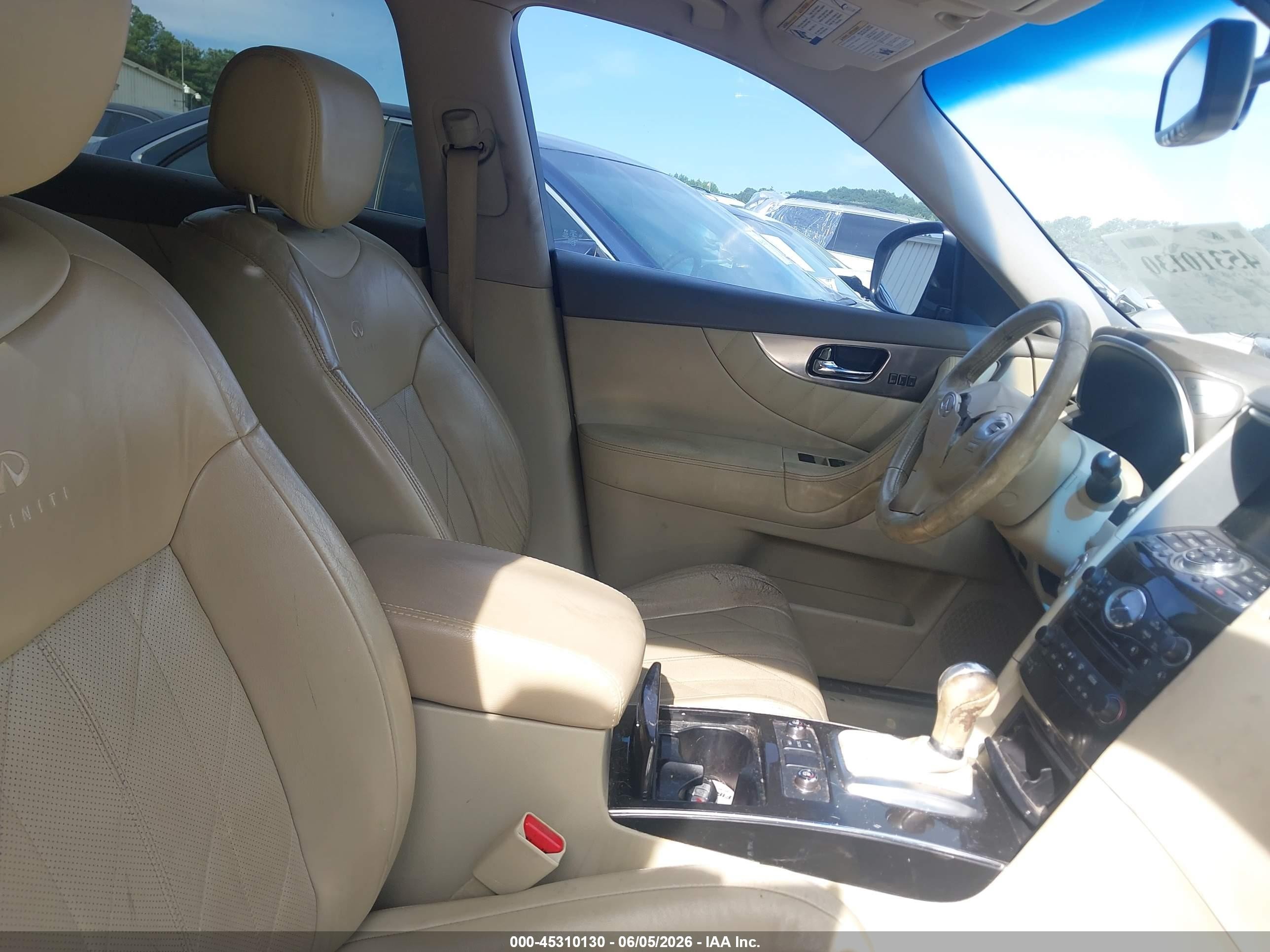 2010 Infiniti Fx35   Gray vin: JN8AS1MW3AM850920