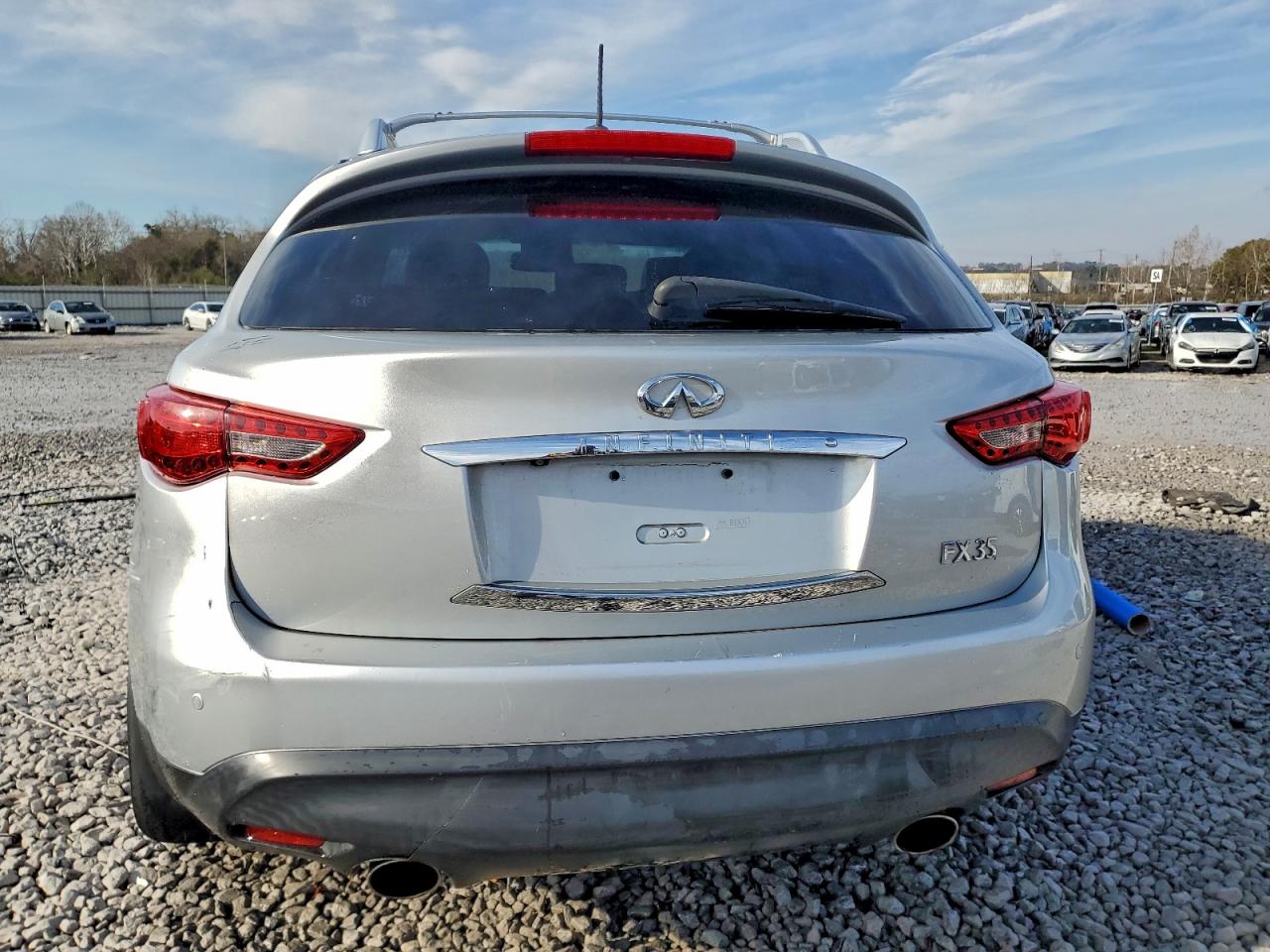 2011 Infiniti Fx35 Silver vin: JN8AS1MW3BM732030
