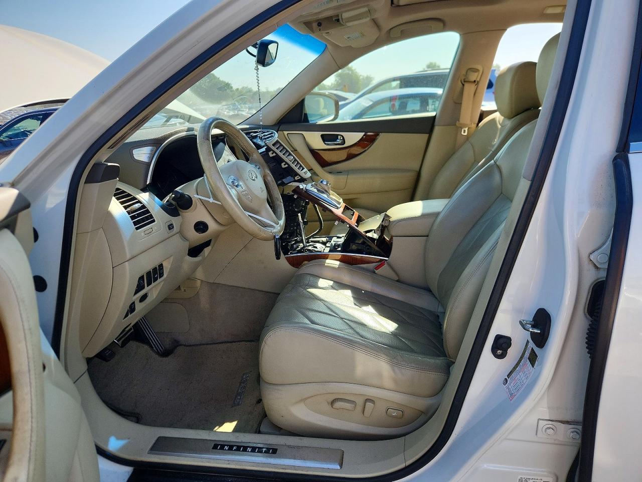 2011 Infiniti Fx35 Base White vin: JN8AS1MW3BM733517