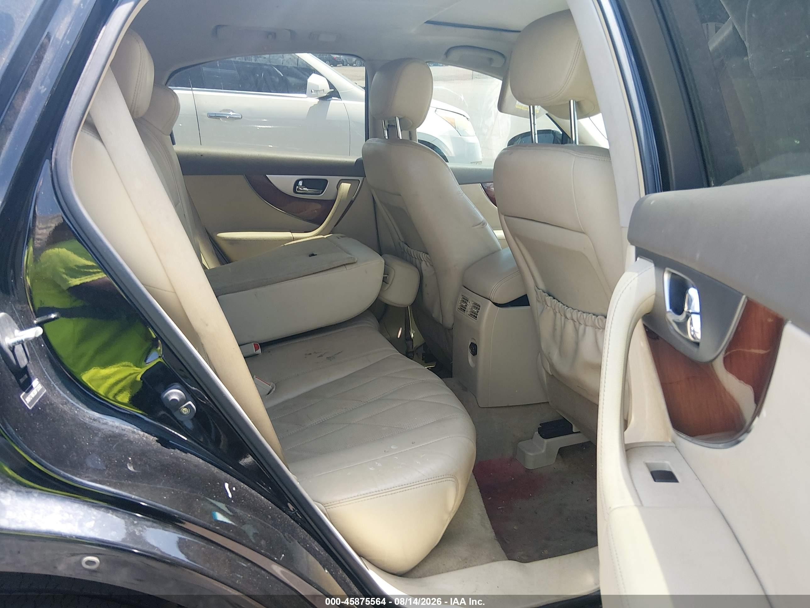 2011 Infiniti Fx35 Черный vin: JN8AS1MW3BM733582