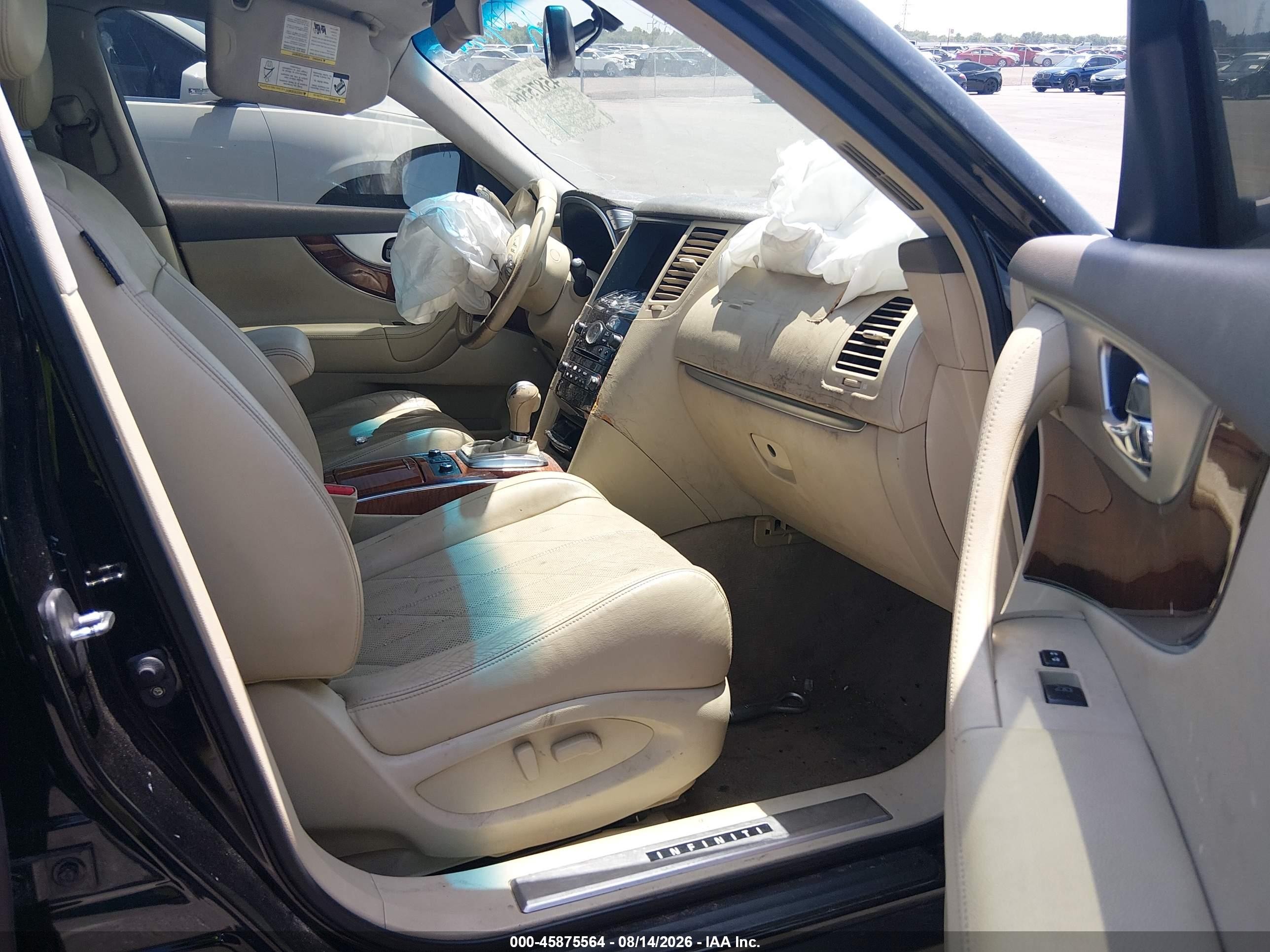 2011 Infiniti Fx35 Черный vin: JN8AS1MW3BM733582