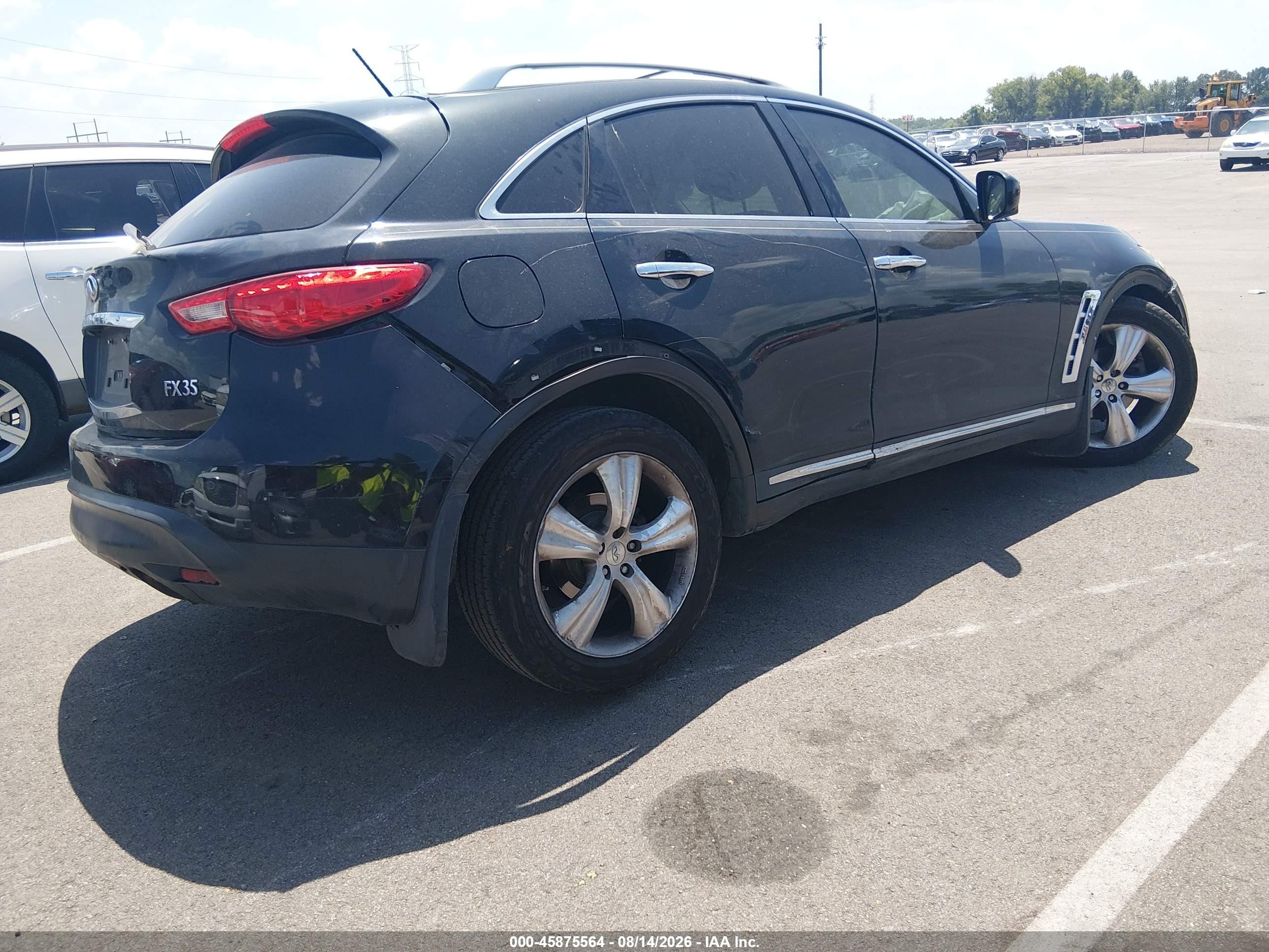 2011 Infiniti Fx35 Черный vin: JN8AS1MW3BM733582