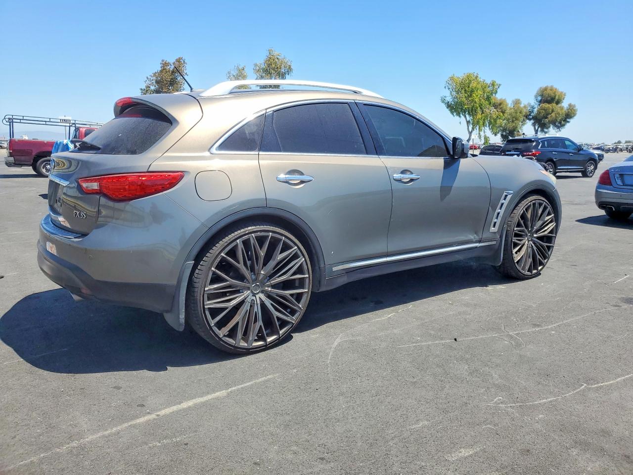 2012 Infiniti Fx35 Base Gray vin: JN8AS1MW3CM156277