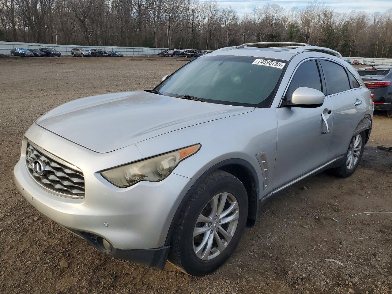 2010 Infiniti Fx35 Silver vin: JN8AS1MW4AM852823