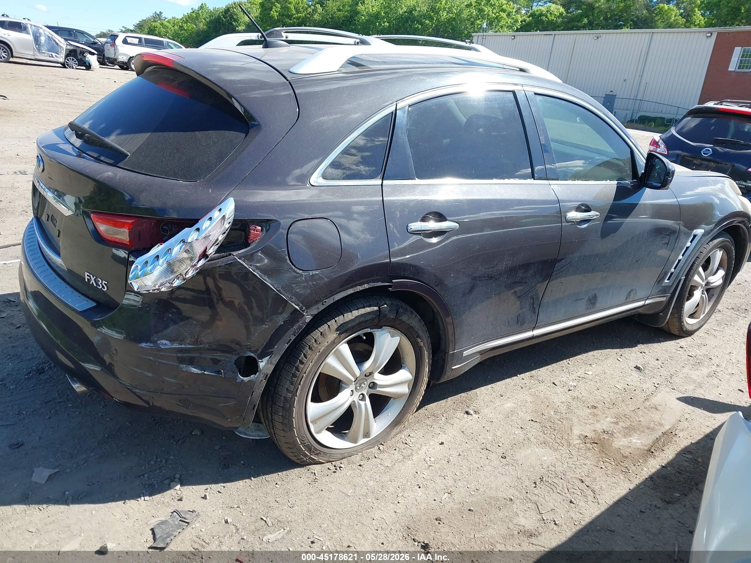 2011 Infiniti Fx35   Purple vin: JN8AS1MW4BM730626