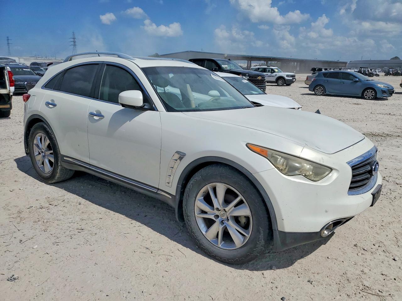 2012 Infiniti Fx35 Base White vin: JN8AS1MW4CM151993