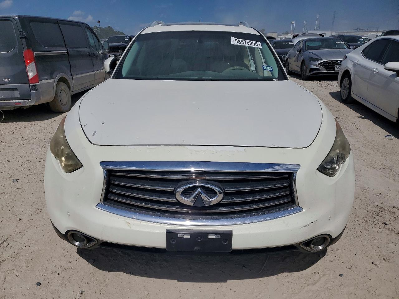 2012 Infiniti Fx35 Base White vin: JN8AS1MW4CM151993
