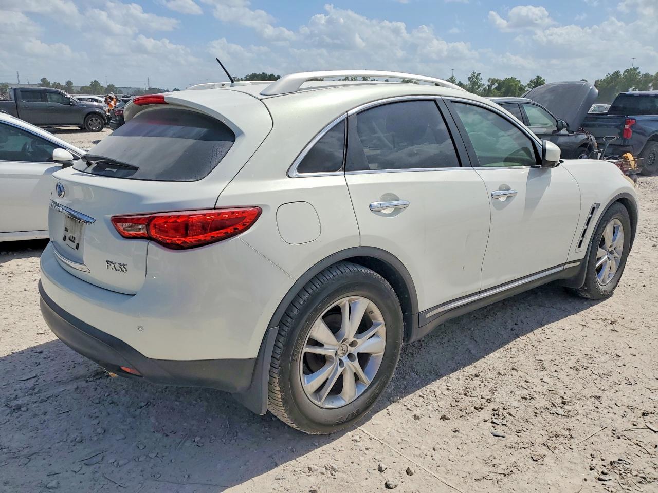2012 Infiniti Fx35 Base White vin: JN8AS1MW4CM151993