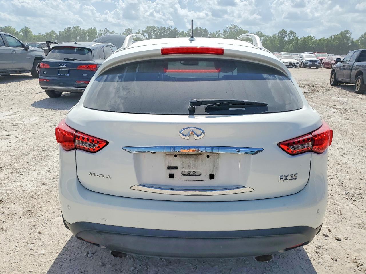 2012 Infiniti Fx35 Base White vin: JN8AS1MW4CM151993