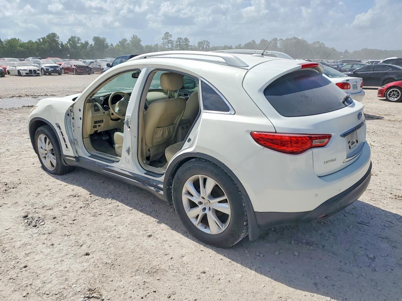 2012 Infiniti Fx35 Base White vin: JN8AS1MW4CM151993