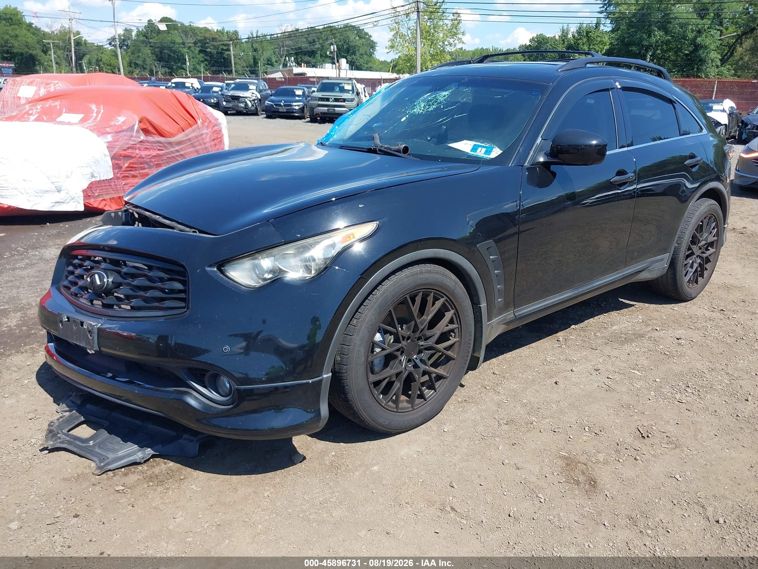 2011 Infiniti Fx35   Black vin: JN8AS1MW5BM731607
