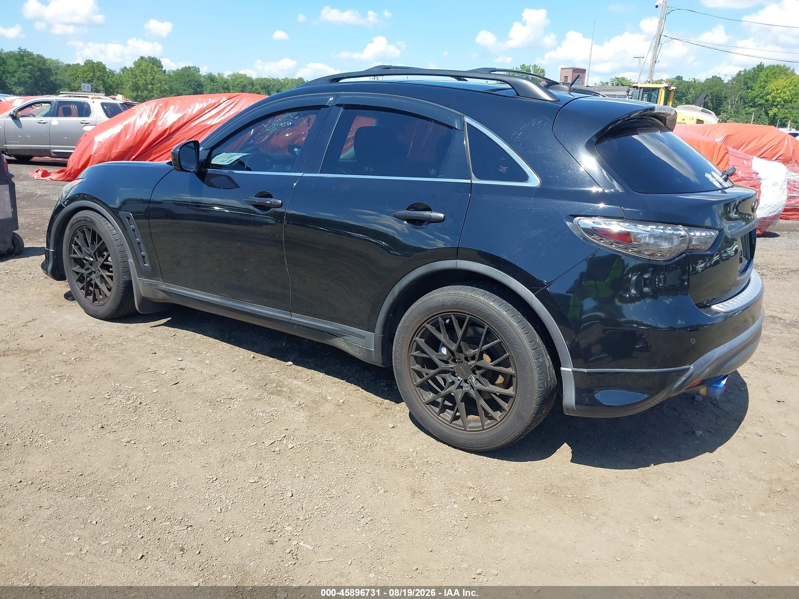 2011 Infiniti Fx35   Black vin: JN8AS1MW5BM731607