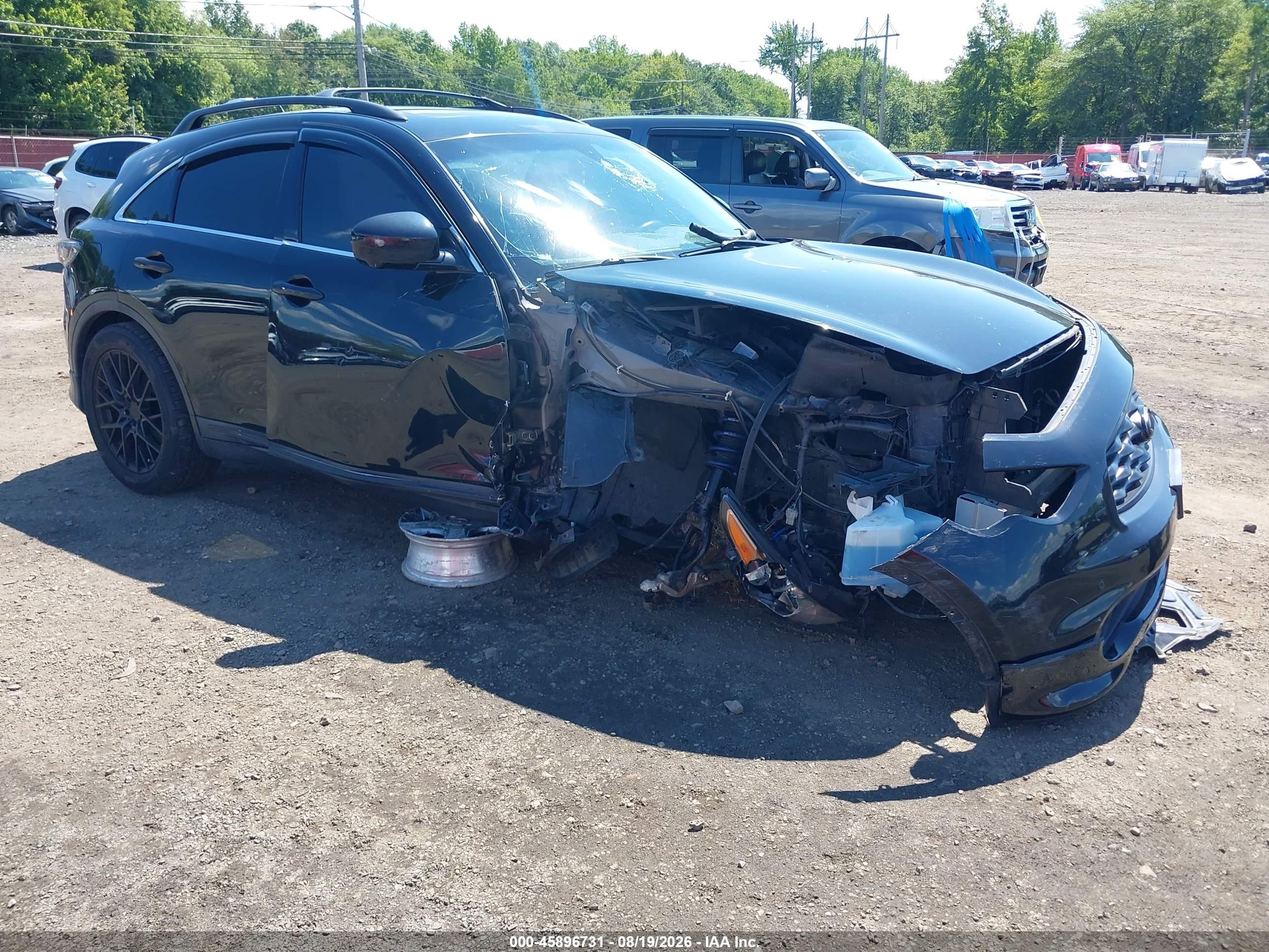 2011 Infiniti Fx35   Black vin: JN8AS1MW5BM731607