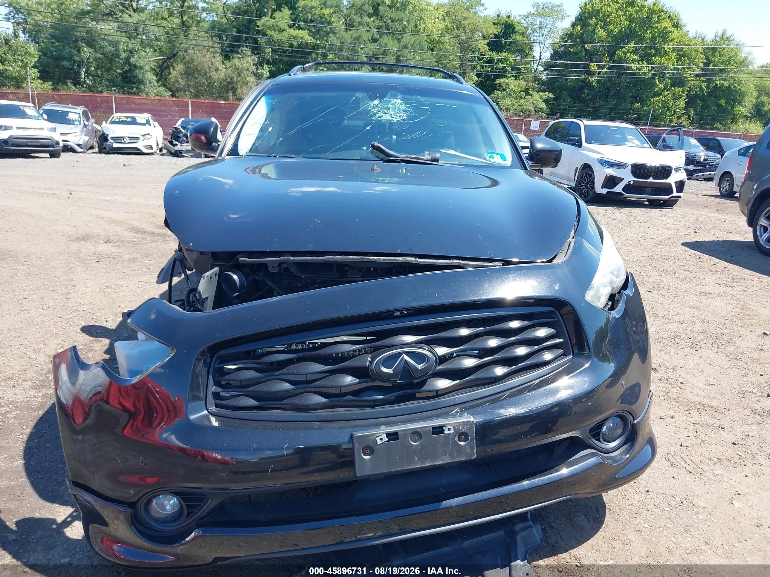 2011 Infiniti Fx35   Black vin: JN8AS1MW5BM731607