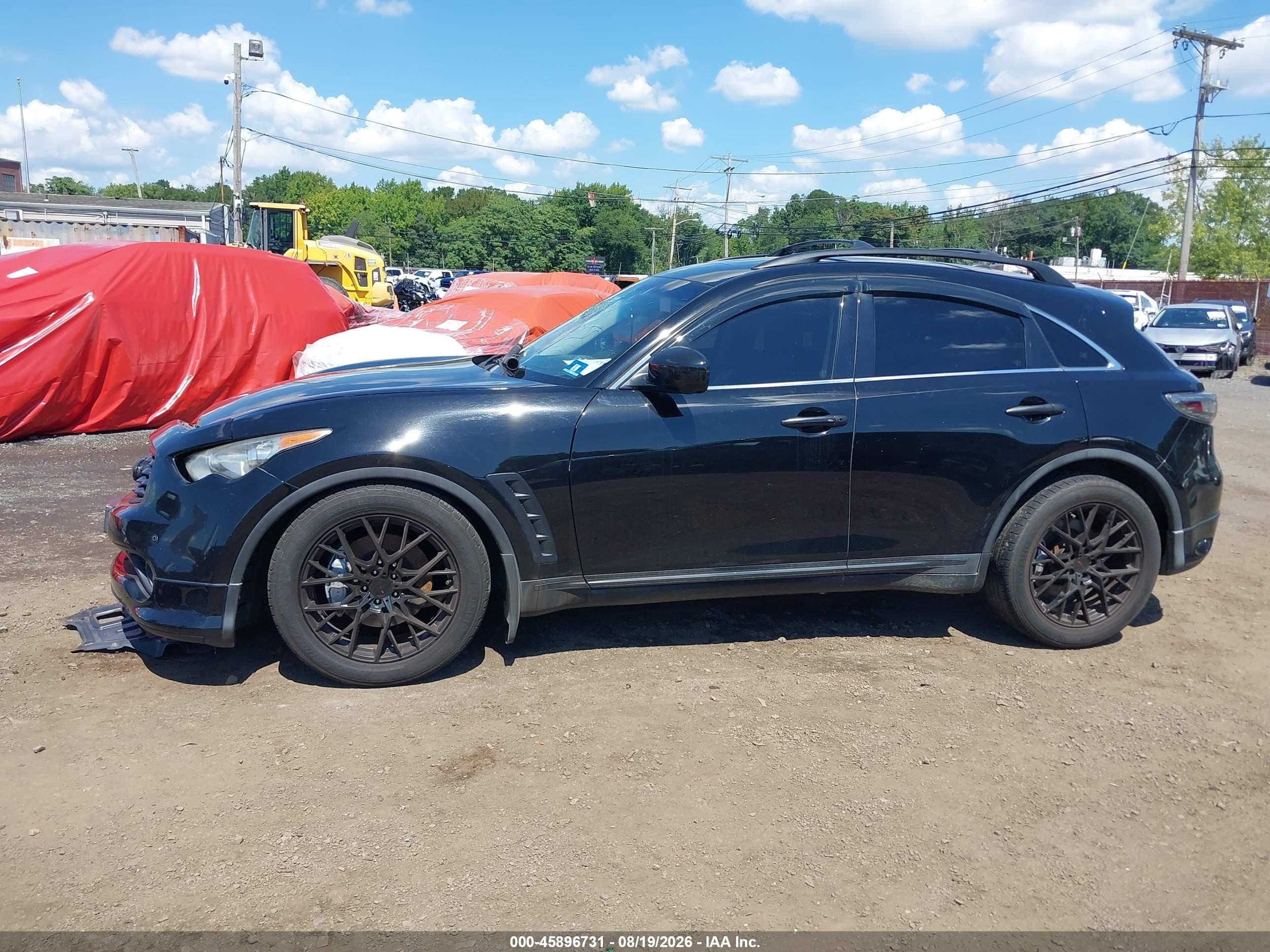 2011 Infiniti Fx35   Black vin: JN8AS1MW5BM731607