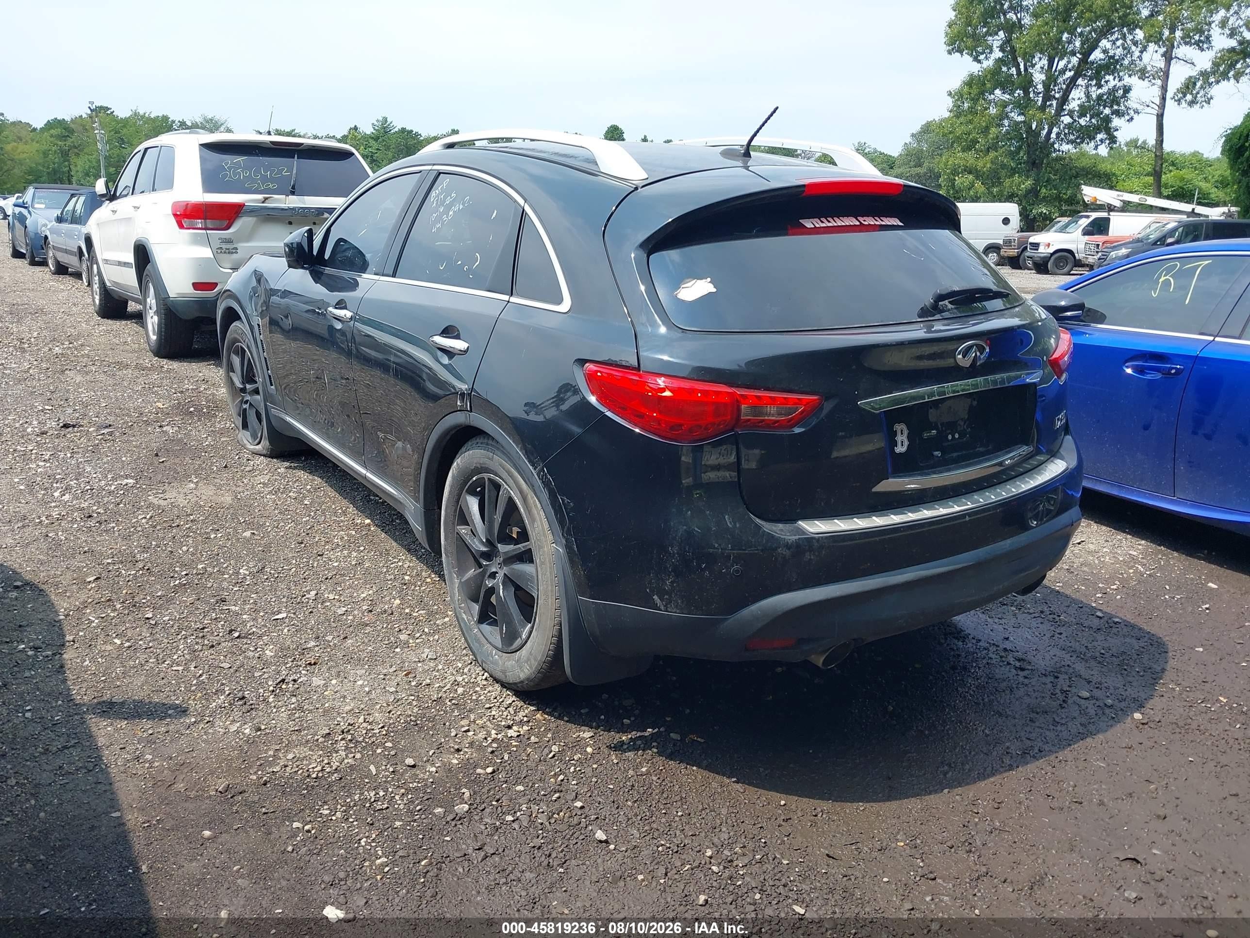 2012 Infiniti Fx35 Black vin: JN8AS1MW5CM152408
