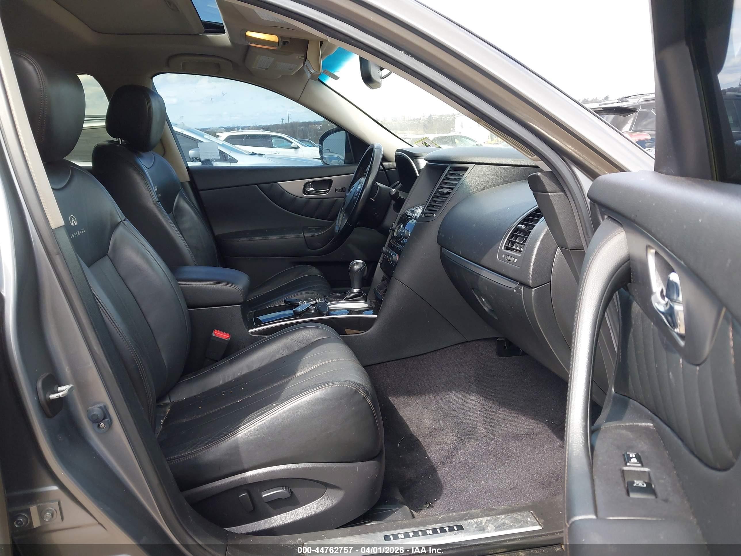 2012 Infiniti Fx35 Gray vin: JN8AS1MW5CM155874