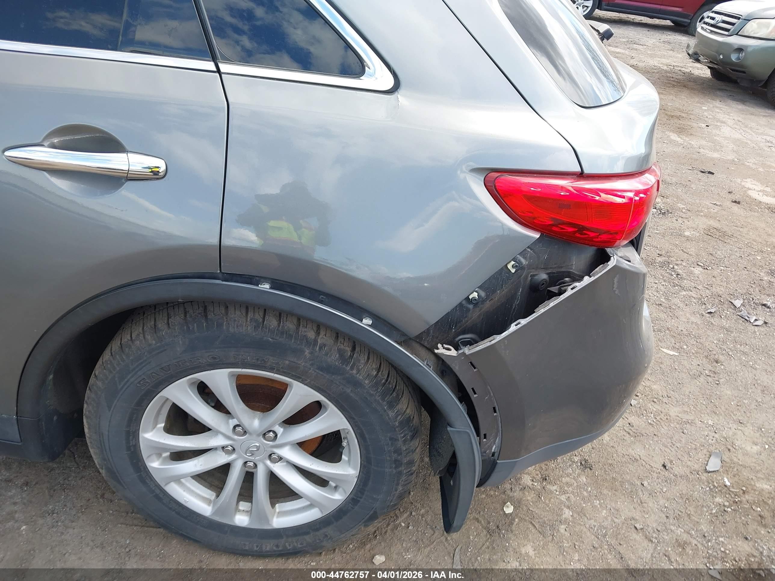 2012 Infiniti Fx35 Gray vin: JN8AS1MW5CM155874