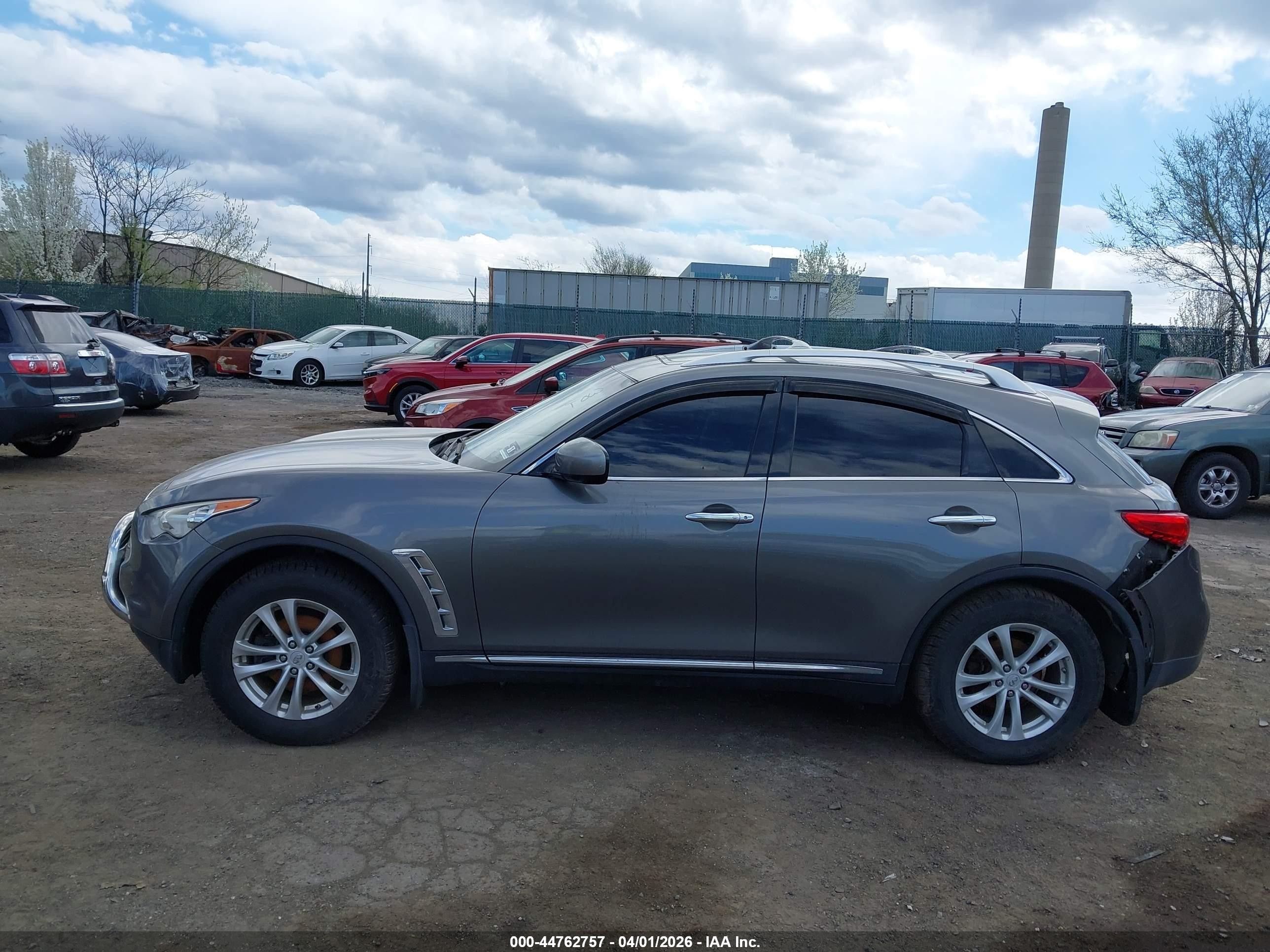 2012 Infiniti Fx35 Gray vin: JN8AS1MW5CM155874