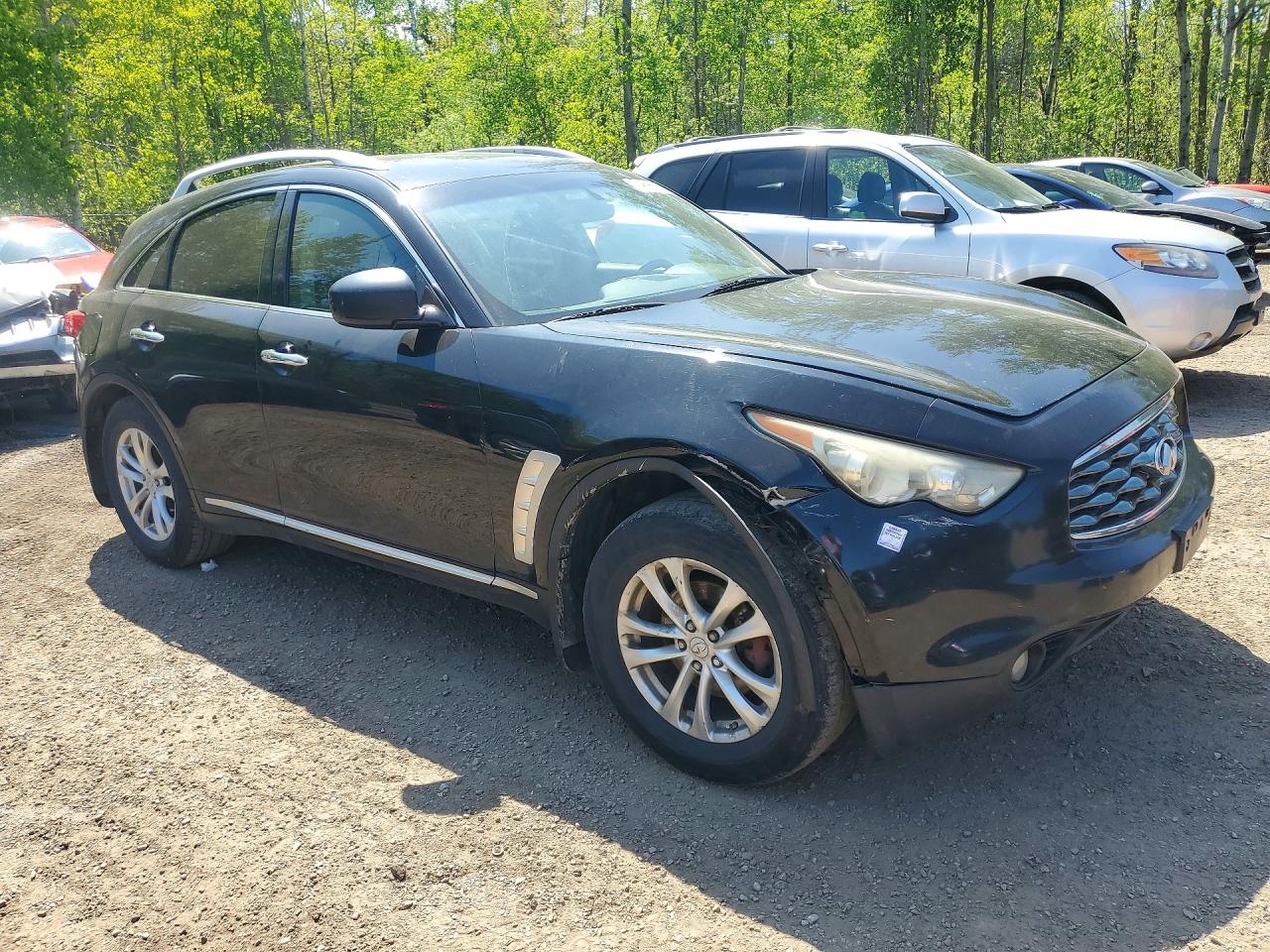 2010 Infiniti Fx35 Base Black vin: JN8AS1MW6AM852578