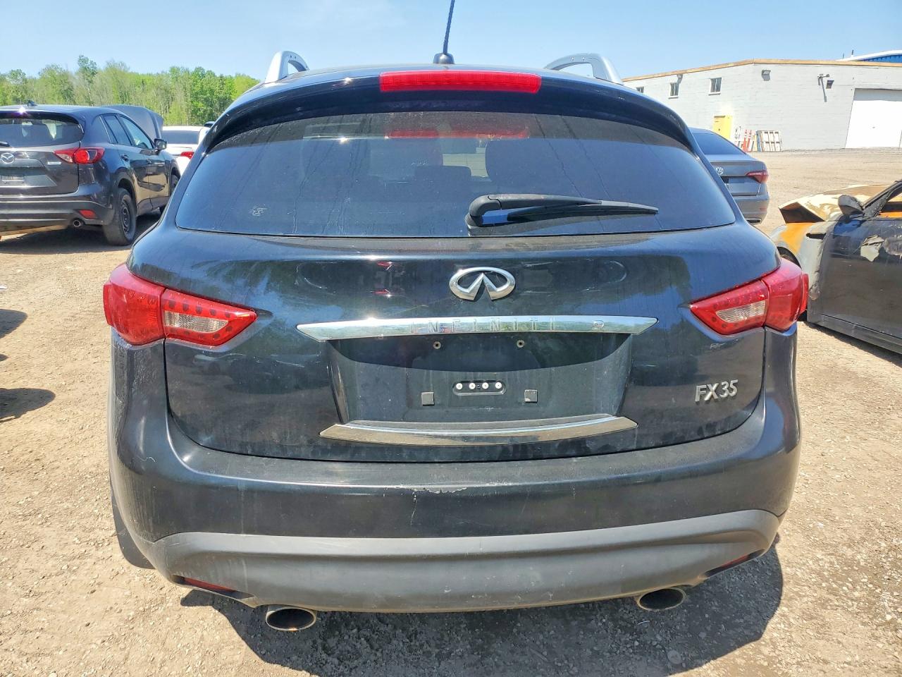 2010 Infiniti Fx35 Base Black vin: JN8AS1MW6AM852578