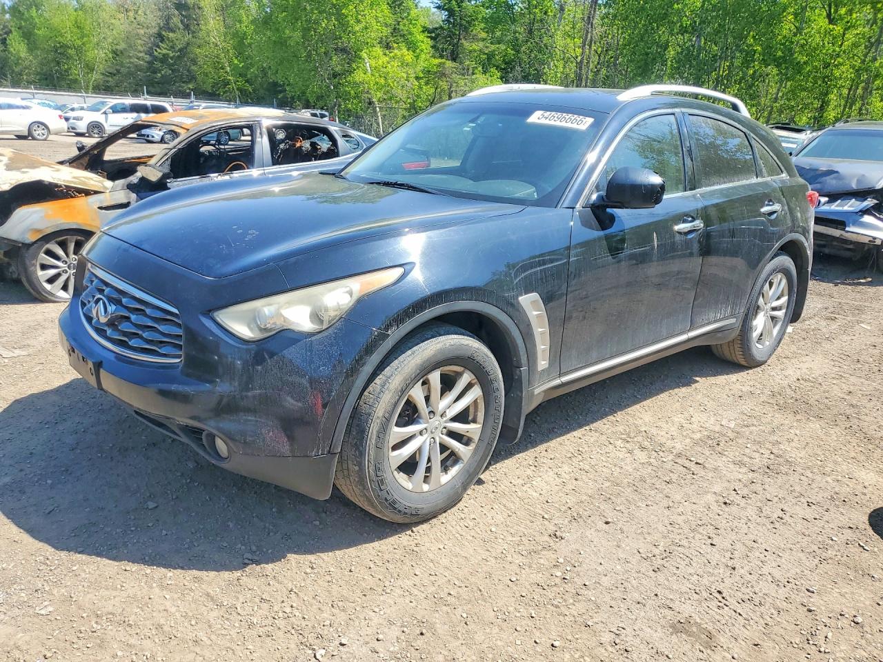 2010 Infiniti Fx35 Base Black vin: JN8AS1MW6AM852578