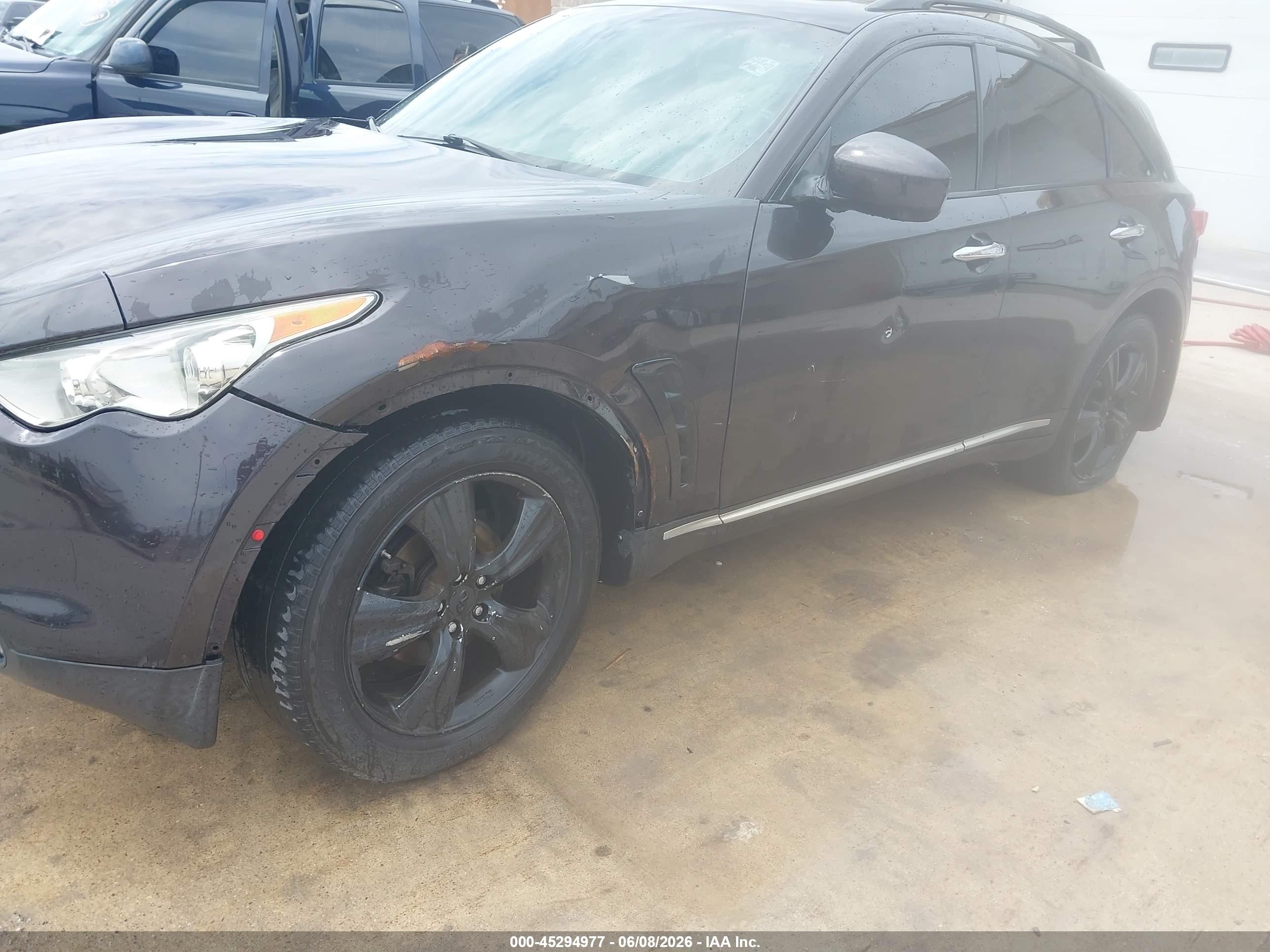 2010 Infiniti Fx35   Black vin: JN8AS1MW6AM853679