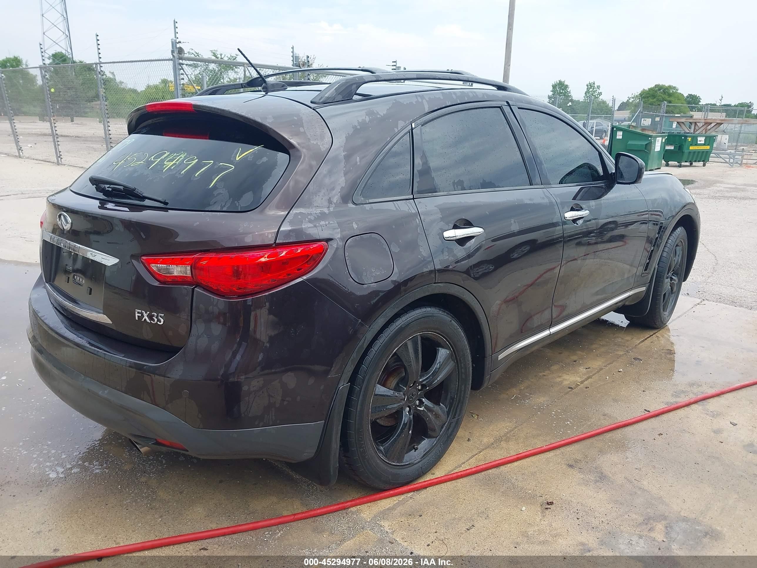 2010 Infiniti Fx35   Black vin: JN8AS1MW6AM853679