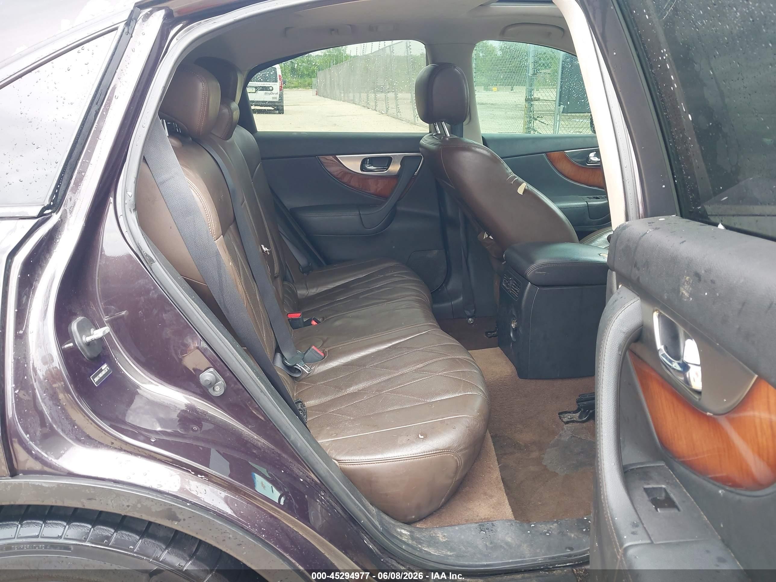 2010 Infiniti Fx35   Black vin: JN8AS1MW6AM853679