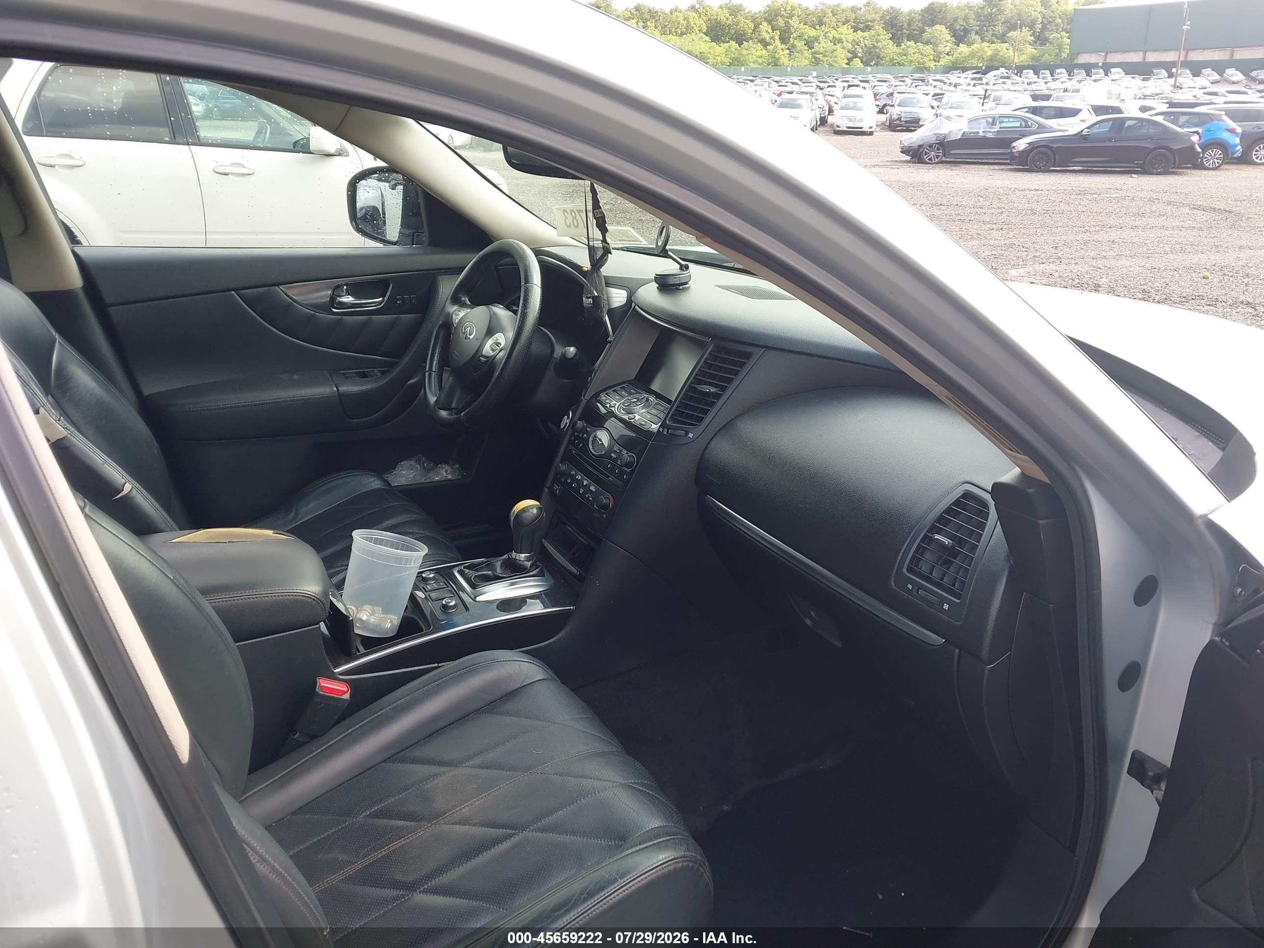 2010 Infiniti Fx35   Silver vin: JN8AS1MW6AM854637